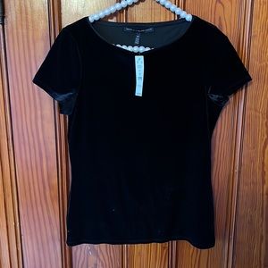 NWT WHBM Velvet top